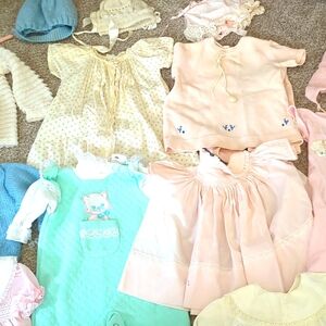 Vintage Baby Clothes LOT